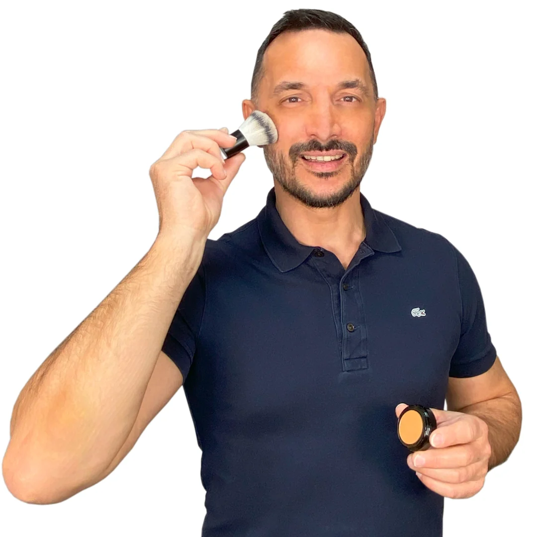 Applicateur KABUKI (blanc) pour correcteurs poudres compactes - Image 5