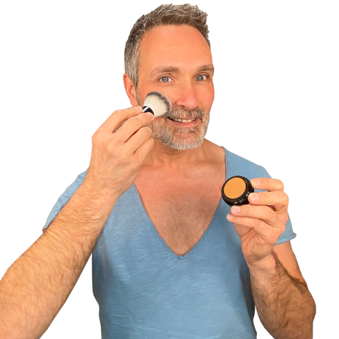 Applicateur KABUKI (blanc) pour correcteurs poudres compactes - Image 6