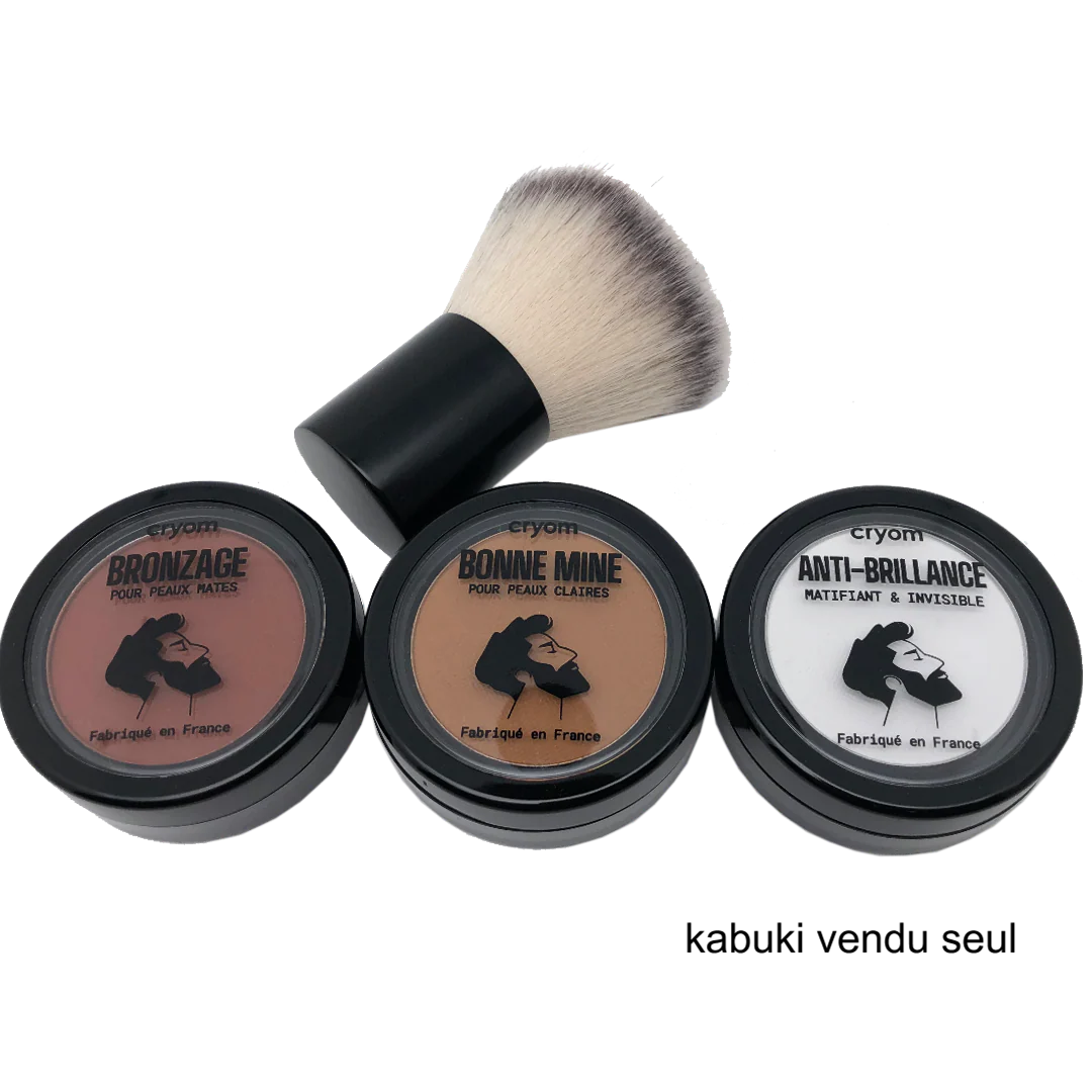 Applicateur KABUKI (blanc) pour correcteurs poudres compactes - Image 7