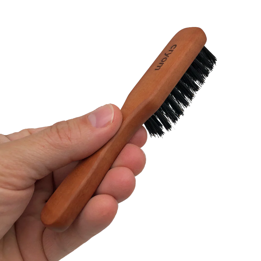 Brosse à barbe de poche, 100% poils de sanglier - Image 3