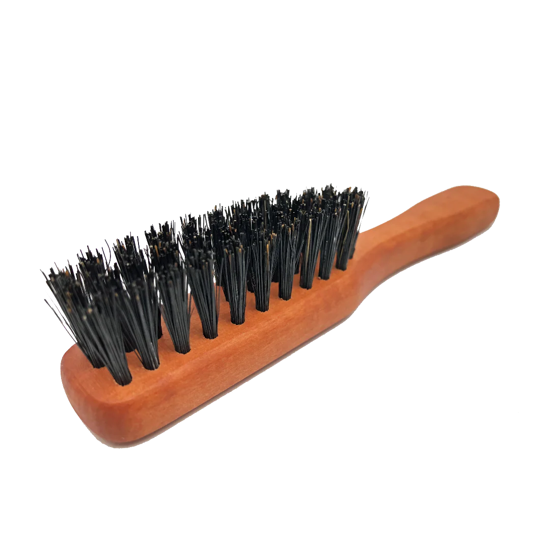 Brosse à barbe de poche, 100% poils de sanglier - Image 4