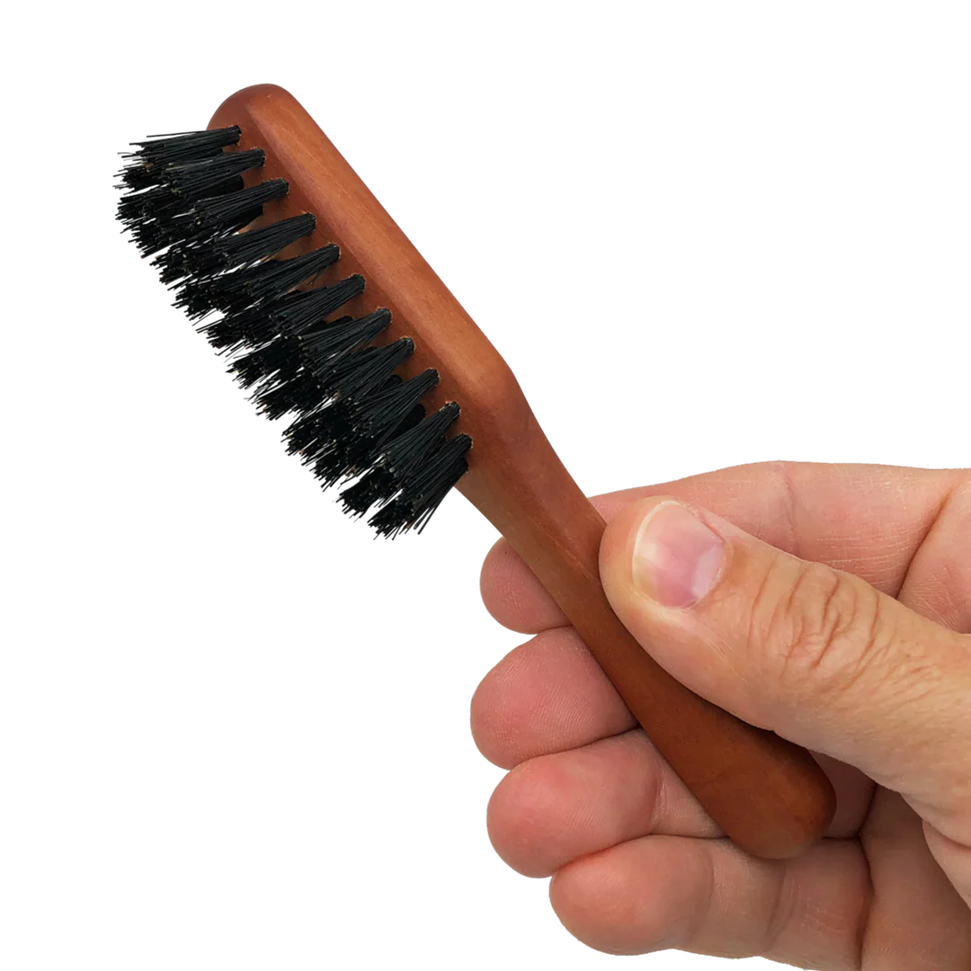Brosse à barbe de poche, 100% poils de sanglier - Image 5