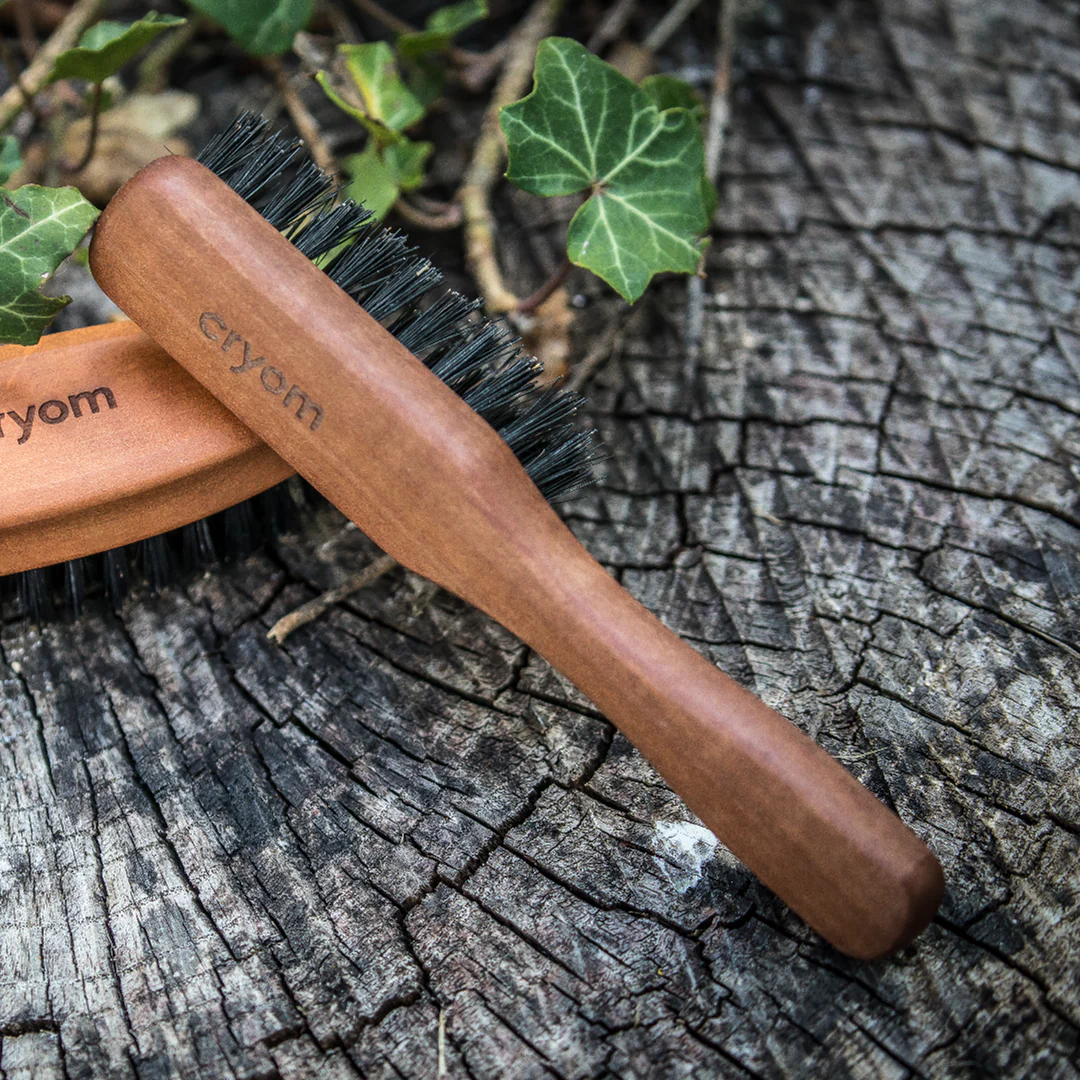 Brosse à barbe de poche, 100% poils de sanglier - Image 6
