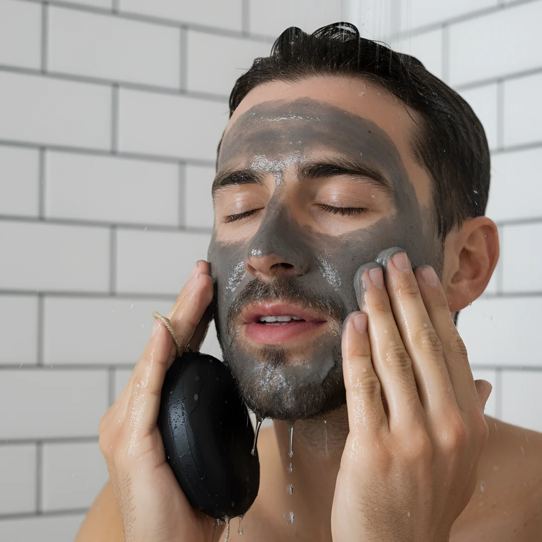 Savon galet au charbon végétal - Image 5